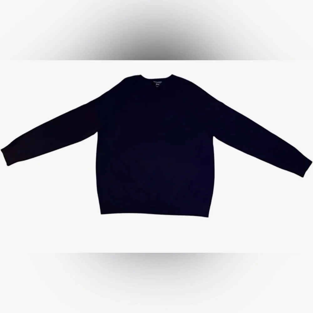 Banana Republic x Baruffa Fine Italian Merino Wool Black Sweater Sz Lg Tall